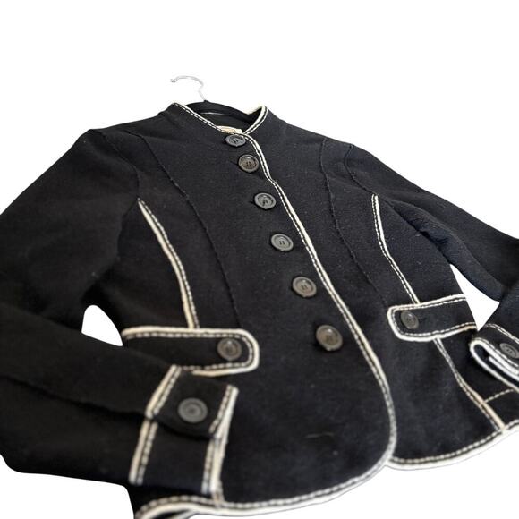 Vintage Talbots Retro Buttons Sm P Jacket
100% Merino Wool Military Coat Preppy - Picture 5 of 7